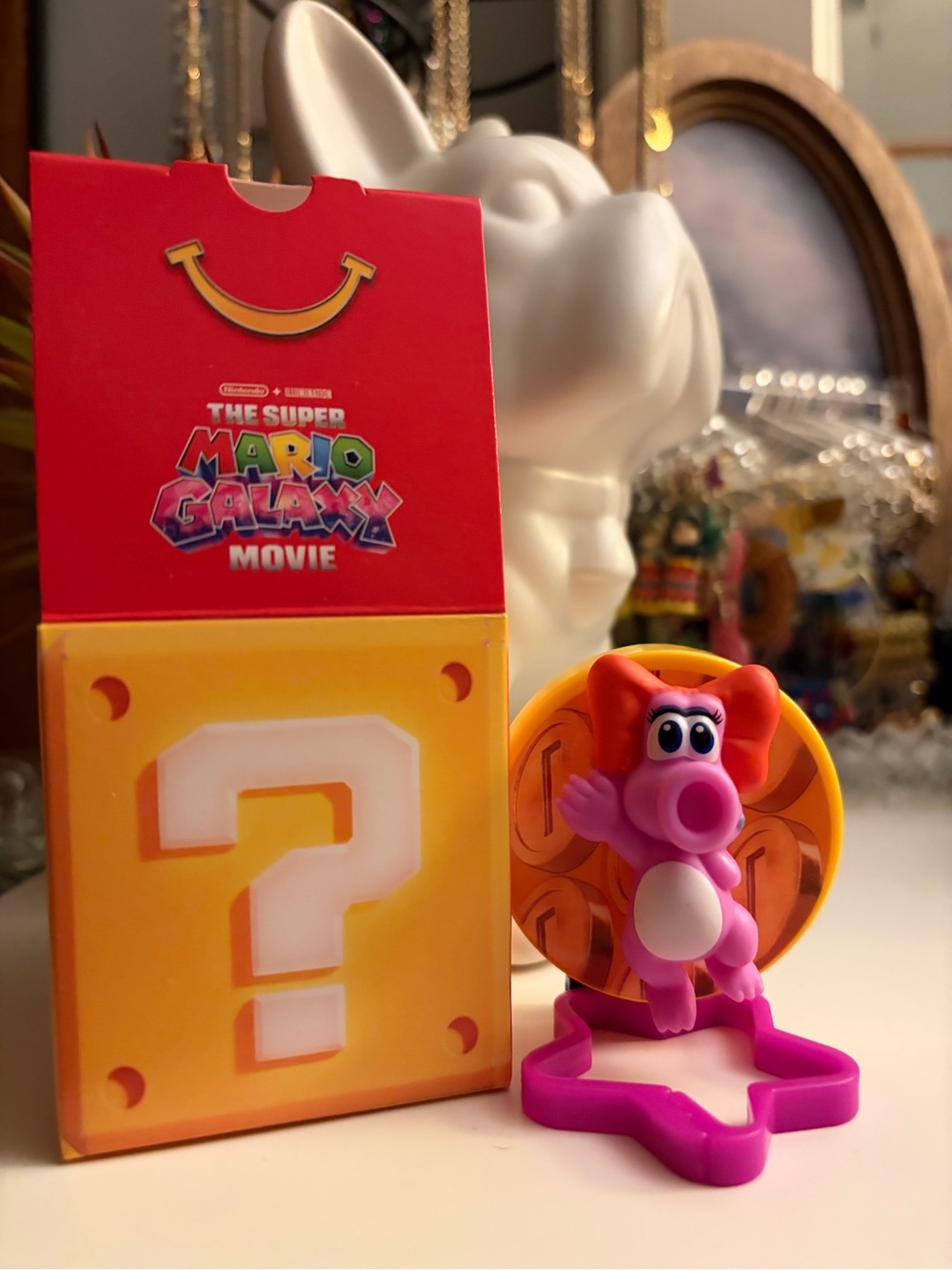 McDonald’s The Super Mario Galaxy Movie Collab - Birdo Happy Meal Figure